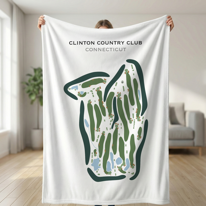 Clinton Country Club, Connecticut - Printed Golf Courses