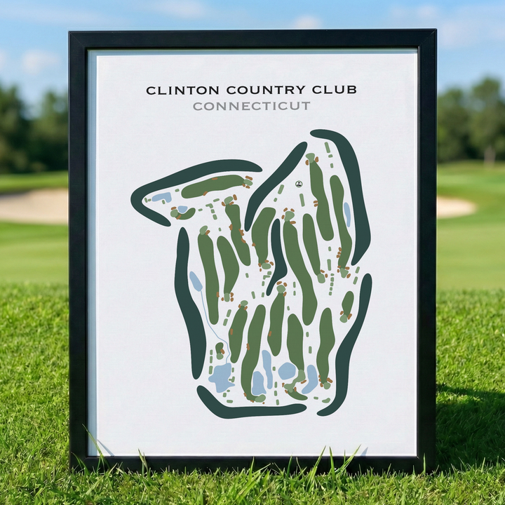 Clinton Country Club, Connecticut - Printed Golf Courses