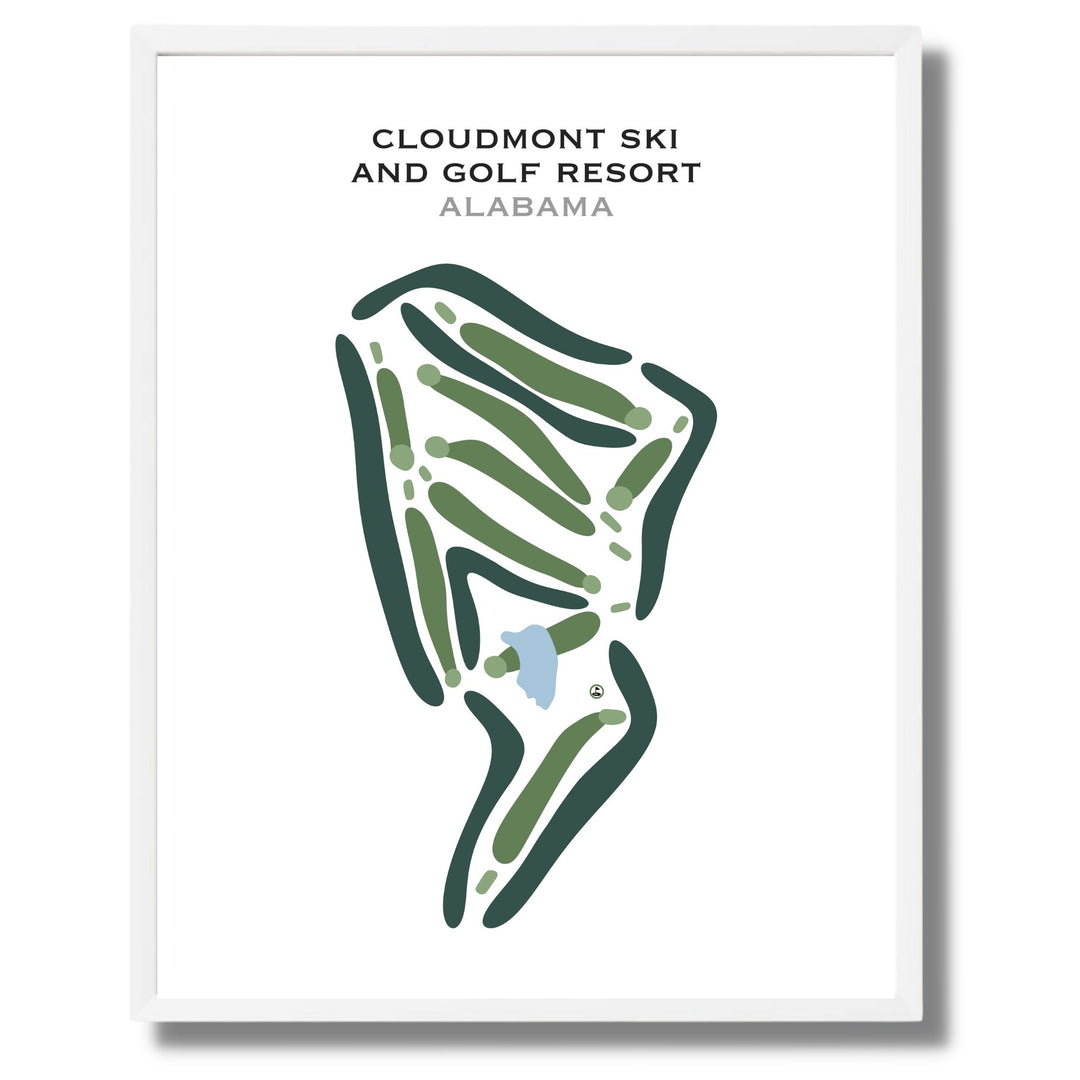 Cloudmont Ski & Golf Resort, Alabama - Printed Golf Course