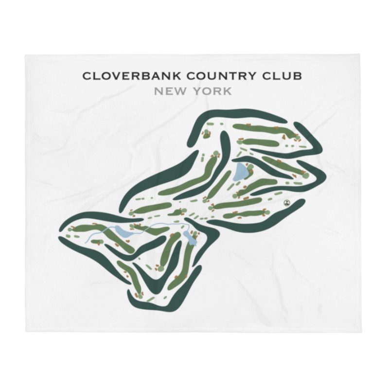 Cloverbank Country Club, New York - Printed Golf Courses