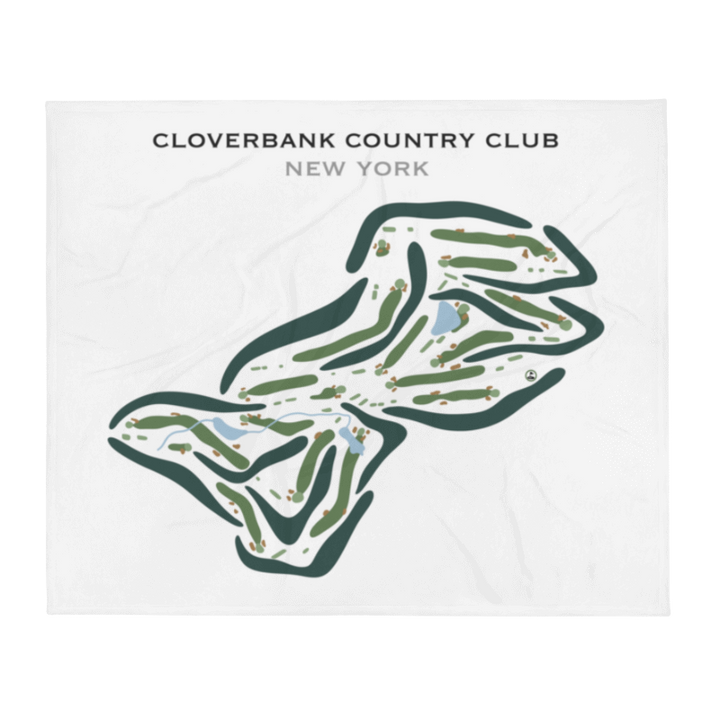 Cloverbank Country Club, New York - Printed Golf Courses