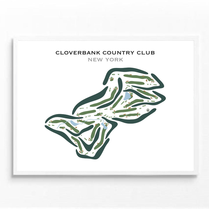 Cloverbank Country Club, New York - Printed Golf Courses