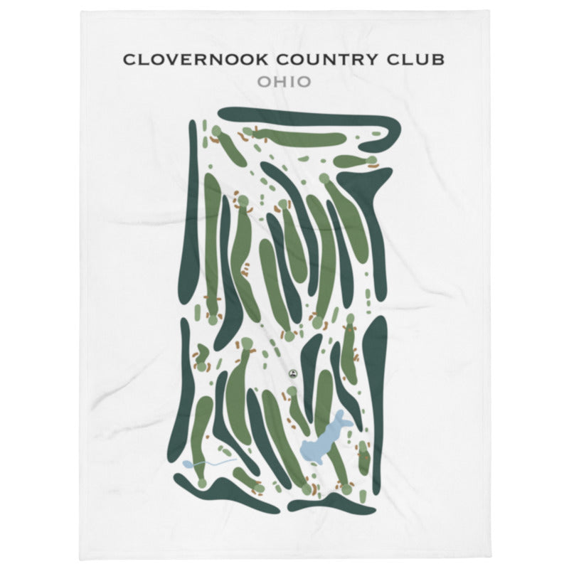 Clovernook Country Club, Ohio - Printed Golf Course