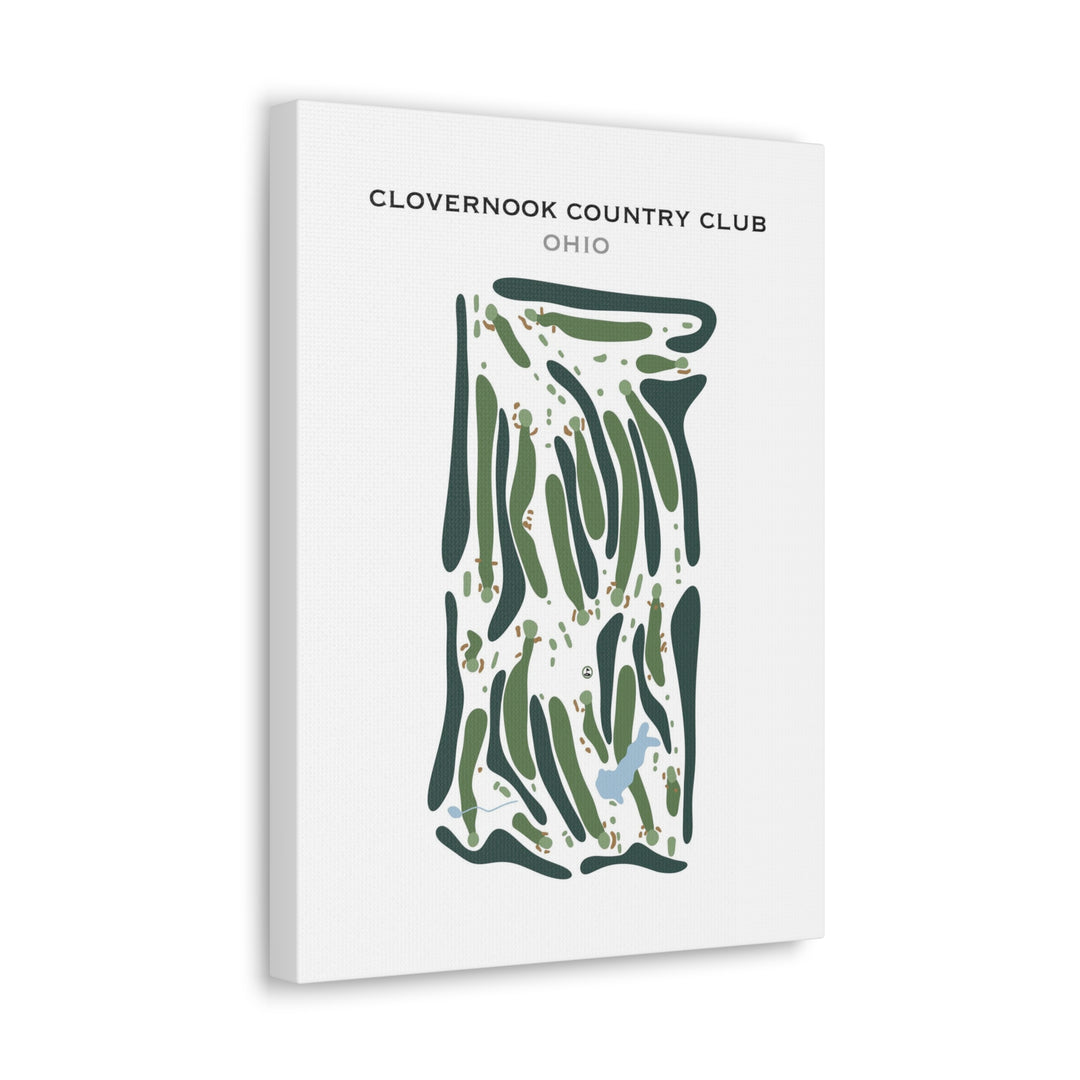 Clovernook Country Club, Ohio - Printed Golf Course