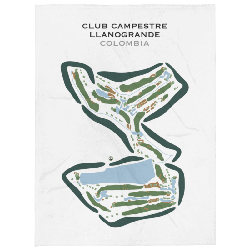 Club Campestre Llanogrande, Colombia - Printed Golf Courses