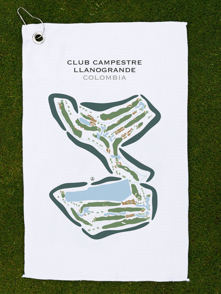 Club Campestre Llanogrande, Colombia - Printed Golf Courses