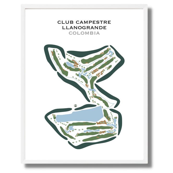 Club Campestre Llanogrande, Colombia - Printed Golf Courses