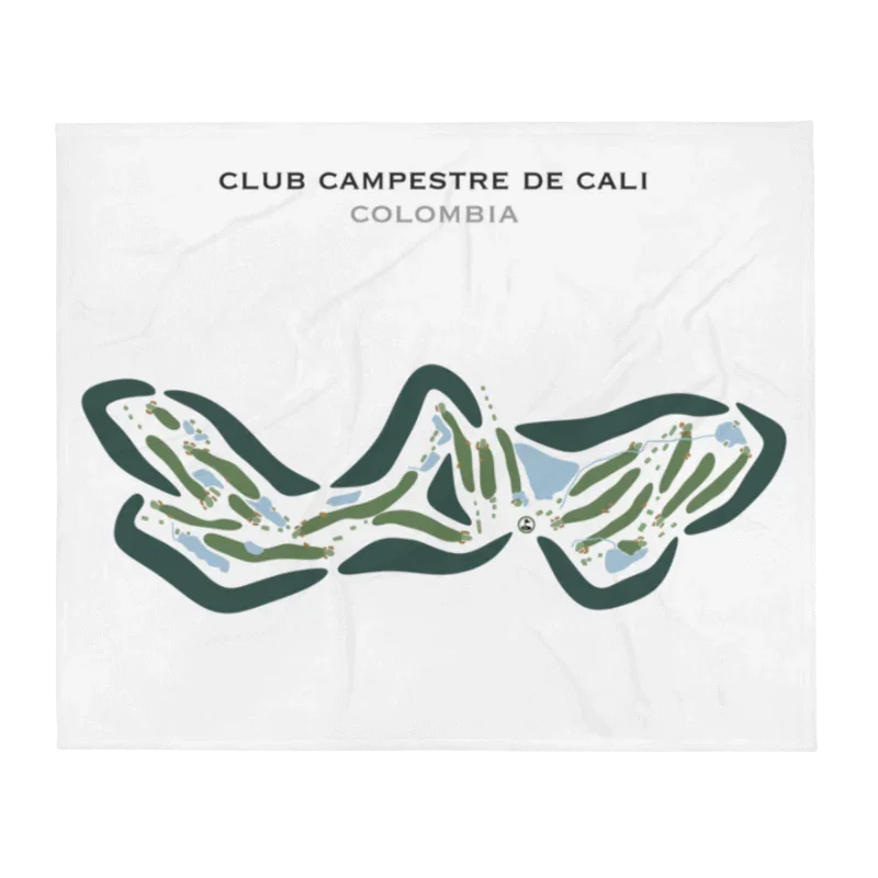 Club Campestre de Cali, Colombia - Printed Golf Courses