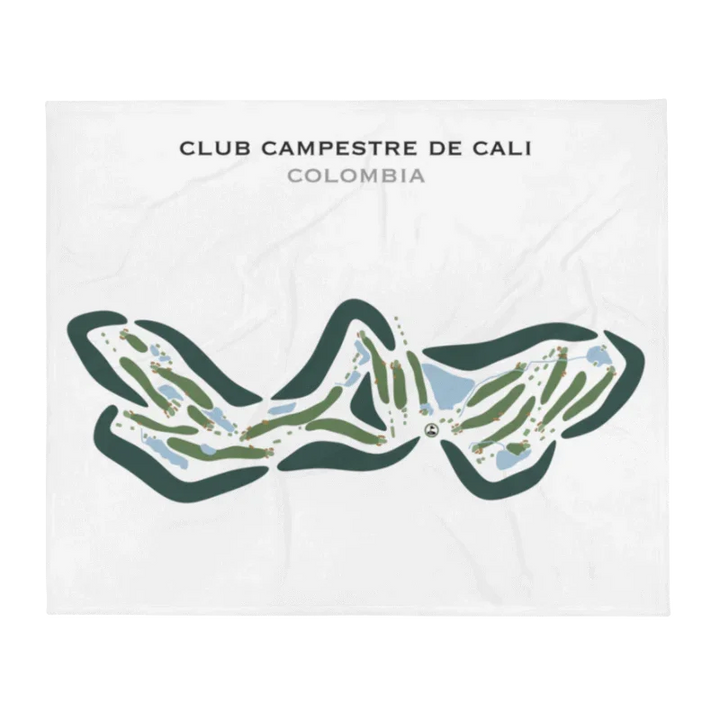 Club Campestre de Cali, Colombia - Printed Golf Courses