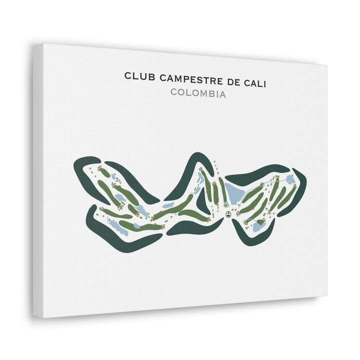Club Campestre de Cali, Colombia - Printed Golf Courses