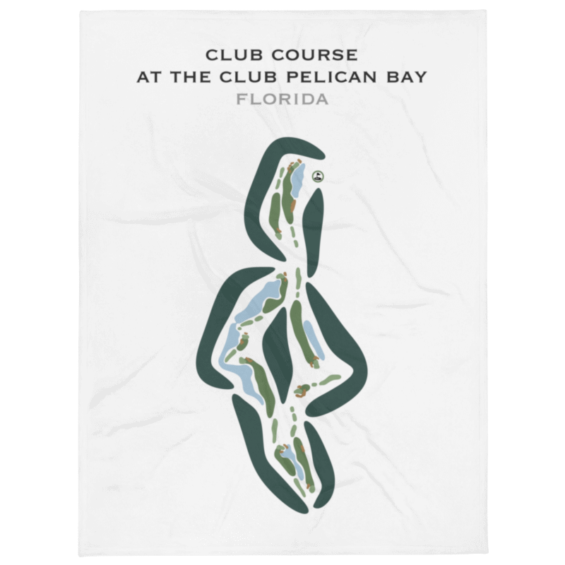 Club Course at The Club Pelican Bay, Florida - Printed Golf Courses