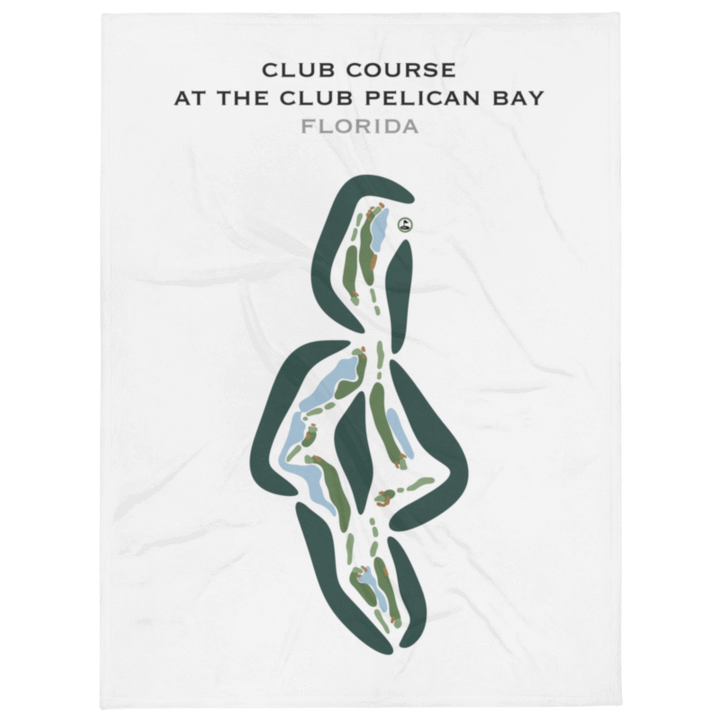 Club Course at The Club Pelican Bay, Florida - Printed Golf Courses