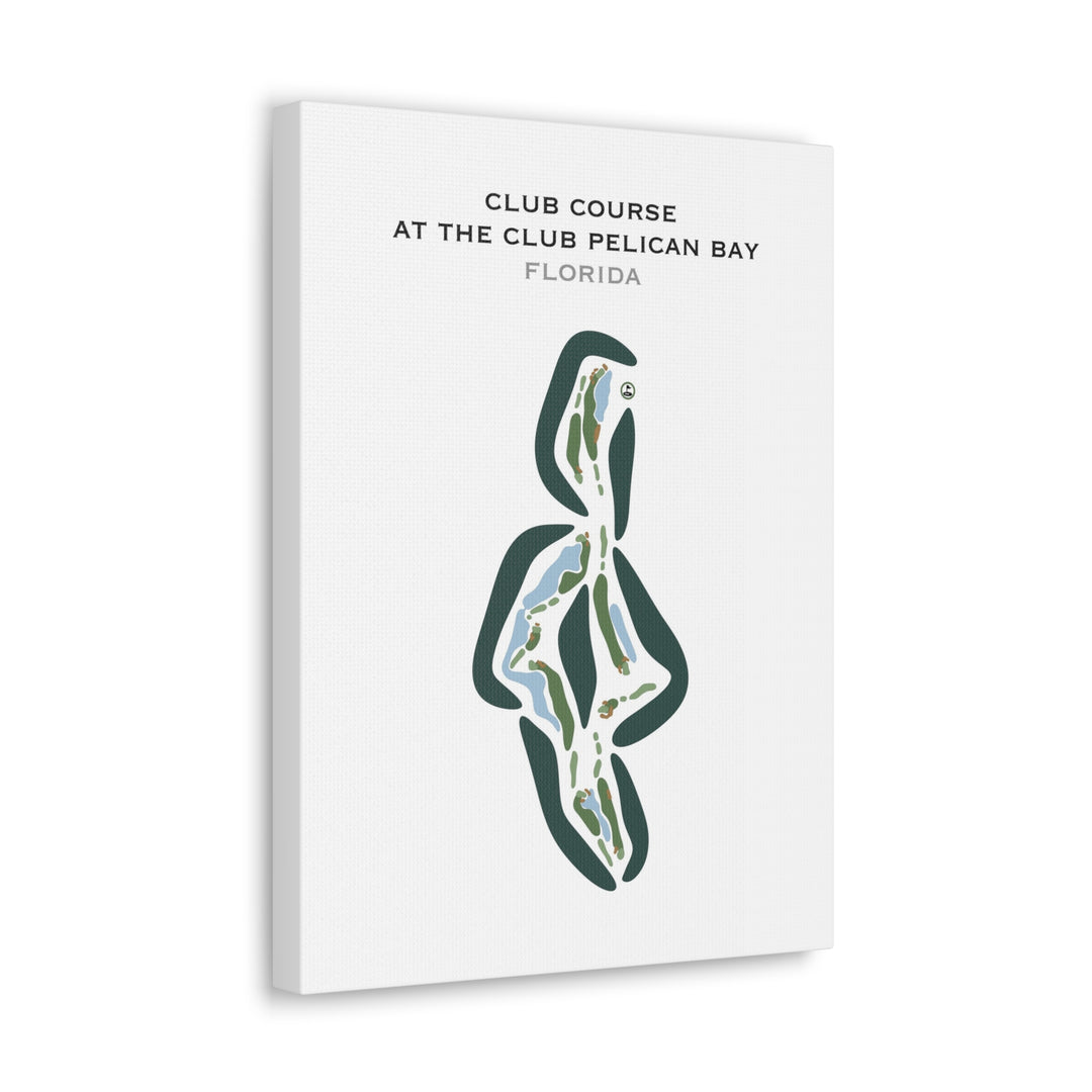 Club Course at The Club Pelican Bay, Florida - Printed Golf Courses