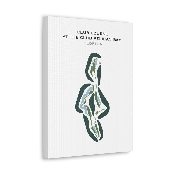 Club Course at The Club Pelican Bay, Florida - Printed Golf Courses