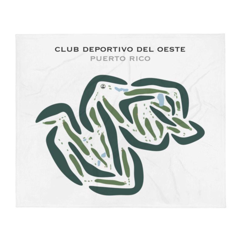 Club Deportivo Del Oeste, Puerto Rico - Printed Golf Courses