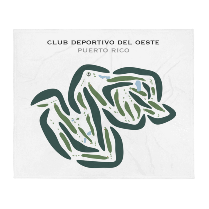 Club Deportivo Del Oeste, Puerto Rico - Printed Golf Courses