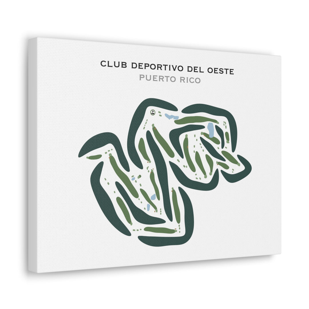 Club Deportivo Del Oeste, Puerto Rico - Printed Golf Courses