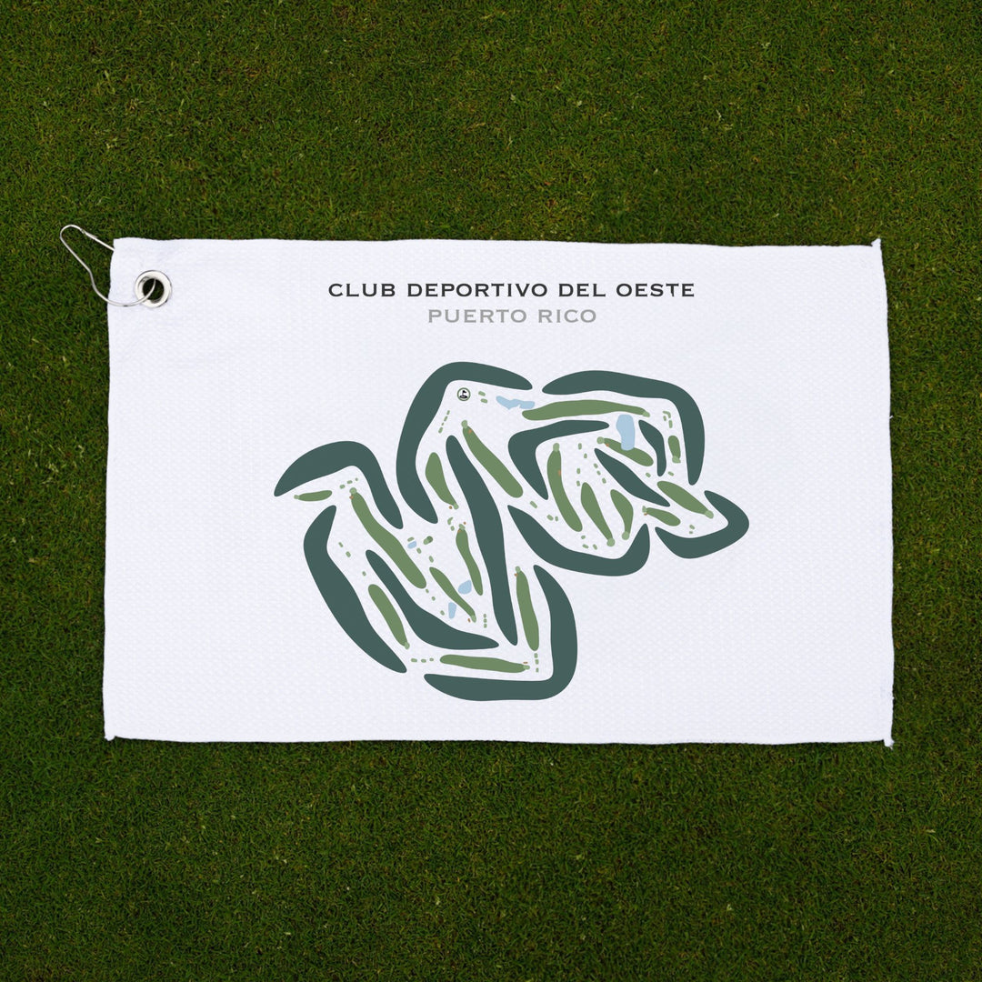 Club Deportivo Del Oeste, Puerto Rico - Printed Golf Courses