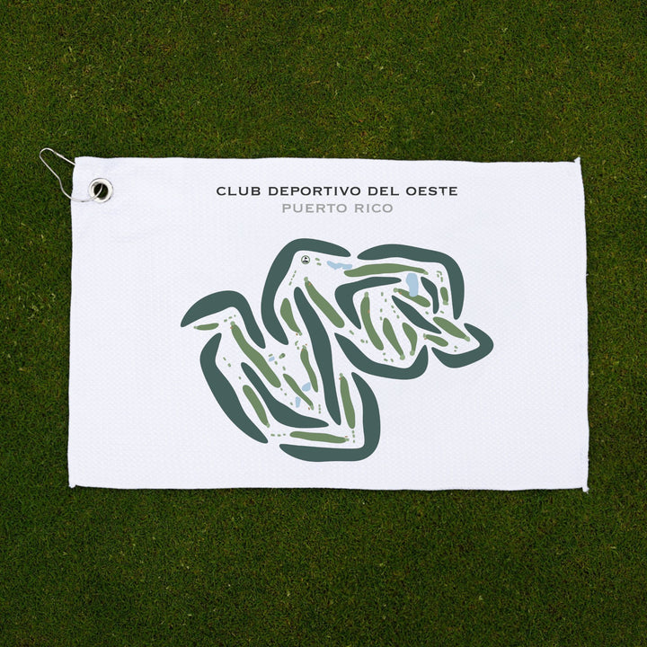 Club Deportivo Del Oeste, Puerto Rico - Printed Golf Courses