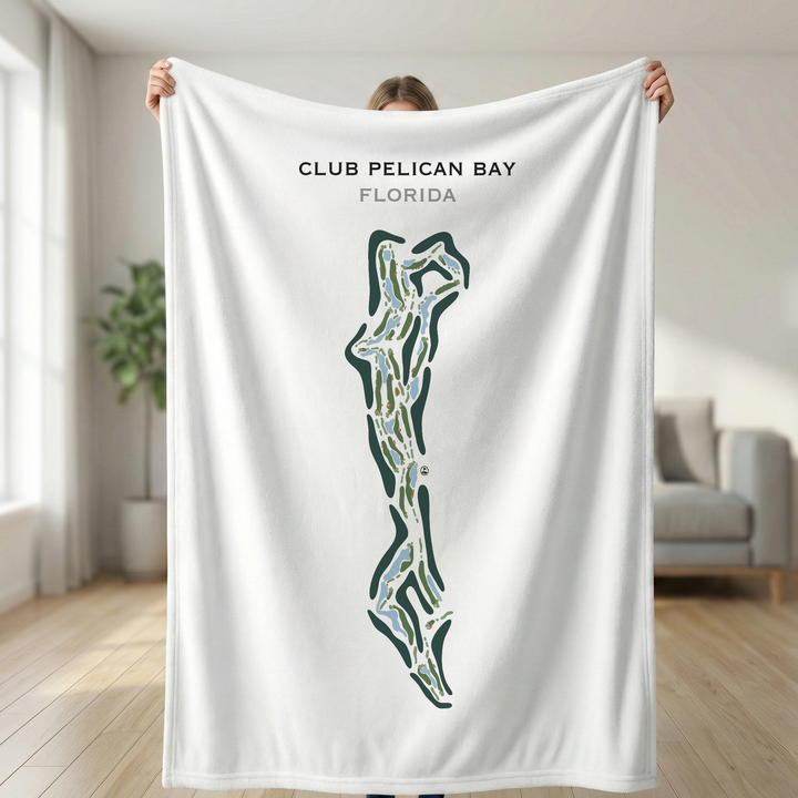 Club Pelican Bay, Florida - Printed Golf Course