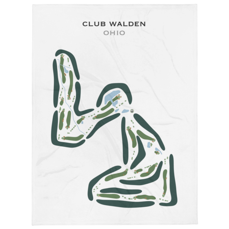 Club Walden, Ohio - Printed Golf Courses