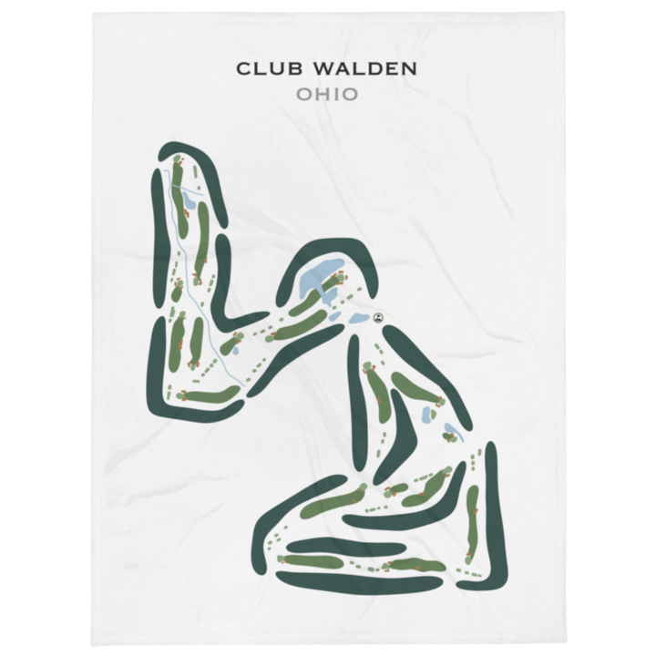 Club Walden, Ohio - Printed Golf Courses