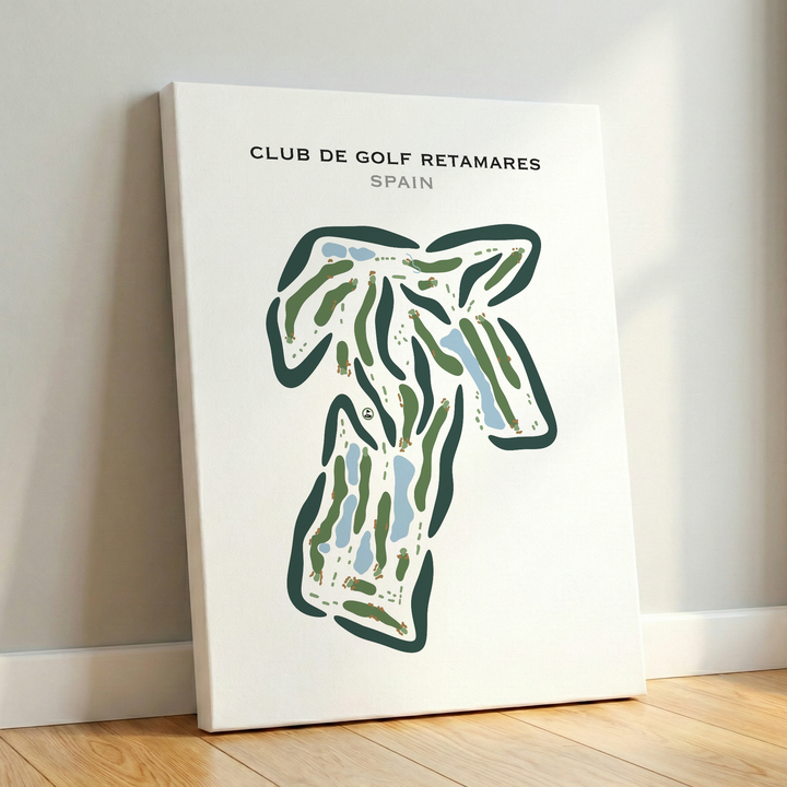Club De Golf Retamares, Spain - Printed Golf Courses