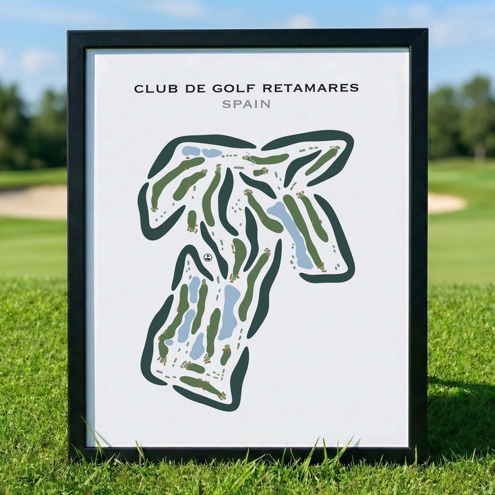 Club De Golf Retamares, Spain - Printed Golf Courses