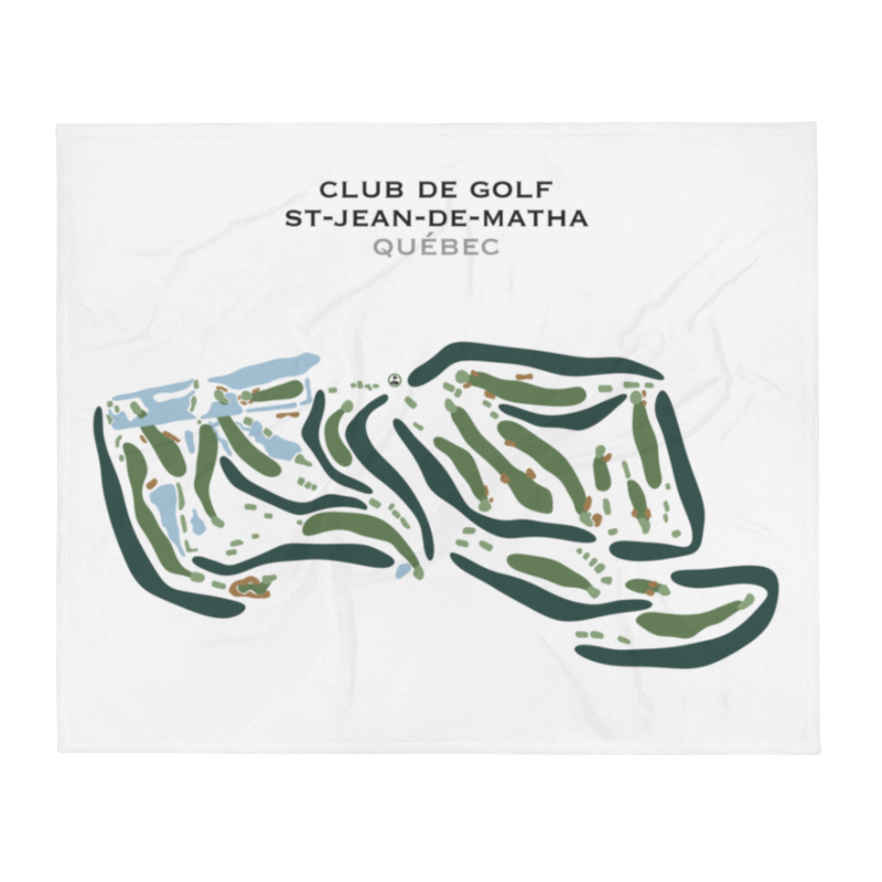 Club de Golf St-Jean-de-Matha, Quebec, Canada - Printed Golf Courses