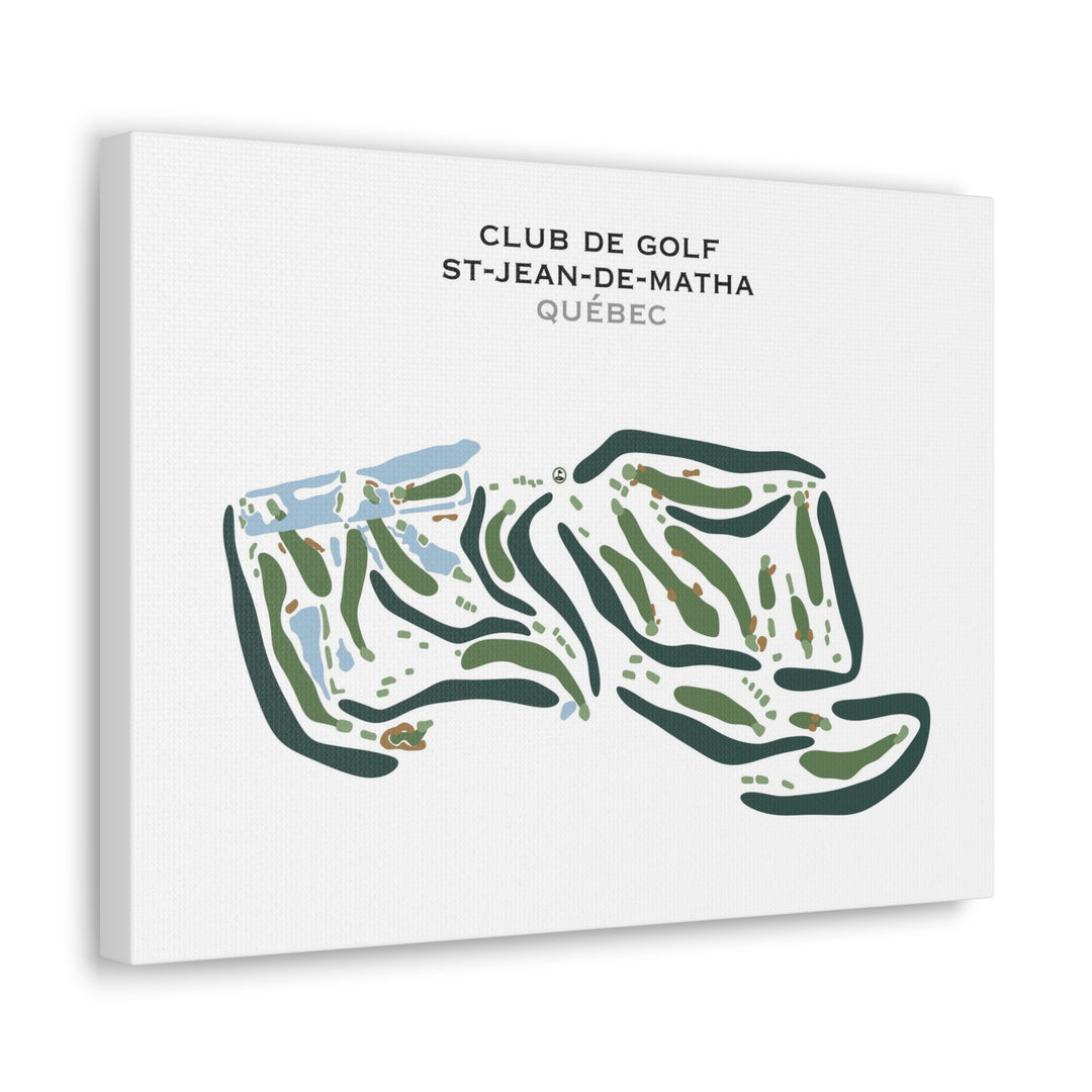 Club de Golf St-Jean-de-Matha, Quebec, Canada - Printed Golf Courses