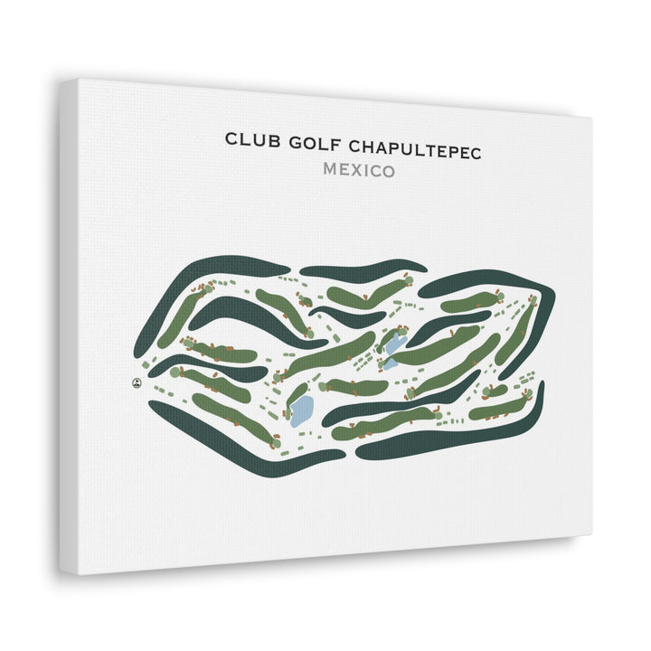 Club de Golf Chapultepec, Mexico - Printed Golf Course