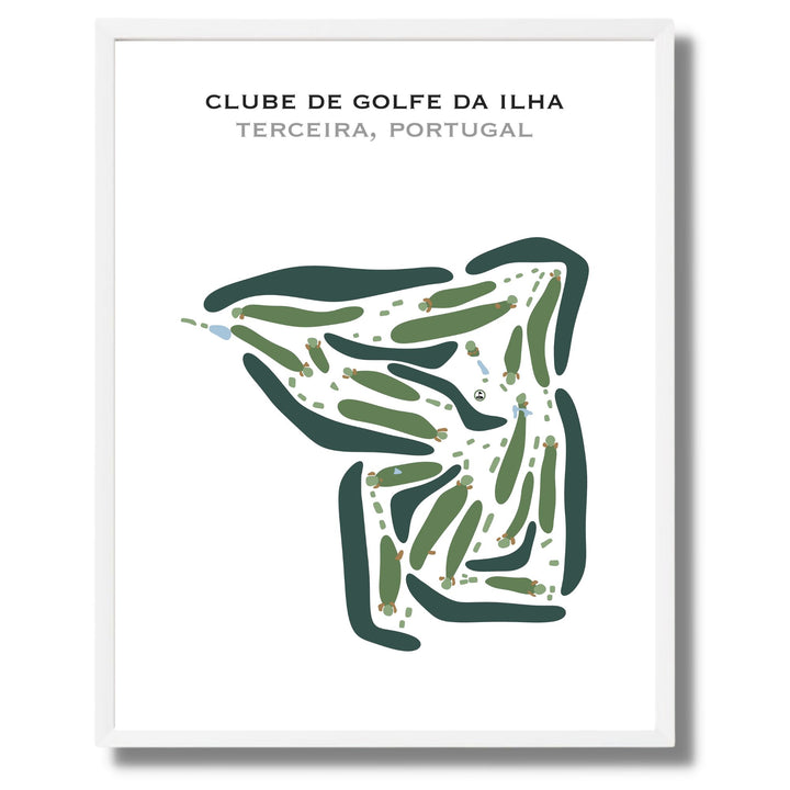 Clube de Golfe da Ilha Terceira, Portugal - Printed Golf Courses