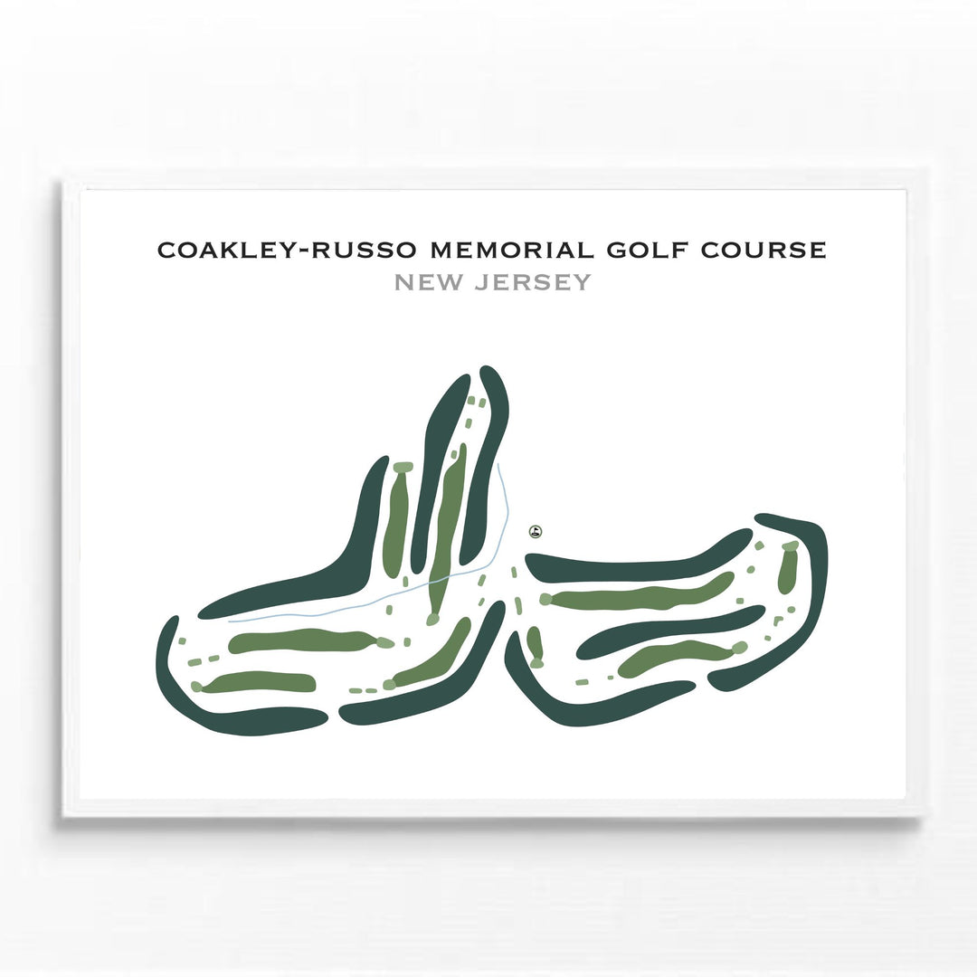 Coakley-Russo Memorial Golf Course, New Jersey - Printed Golf Courses