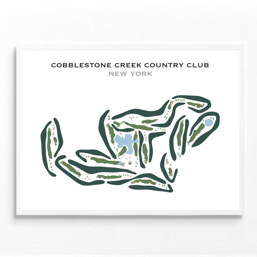 Cobblestone Creek Country Club, New York - Printed Golf Courses