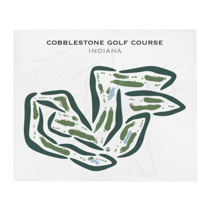 Cobblestone Golf Course, Indiana - Printed Golf Courses