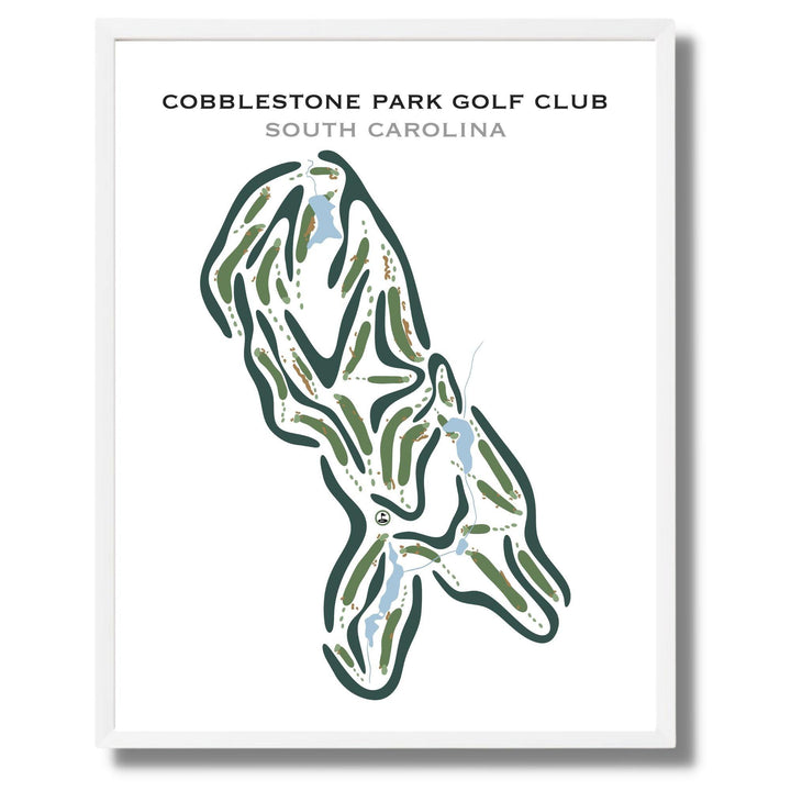 Cobblestone Park Golf Club, South Carolina - Printed Golf Courses - Golf Course Prints