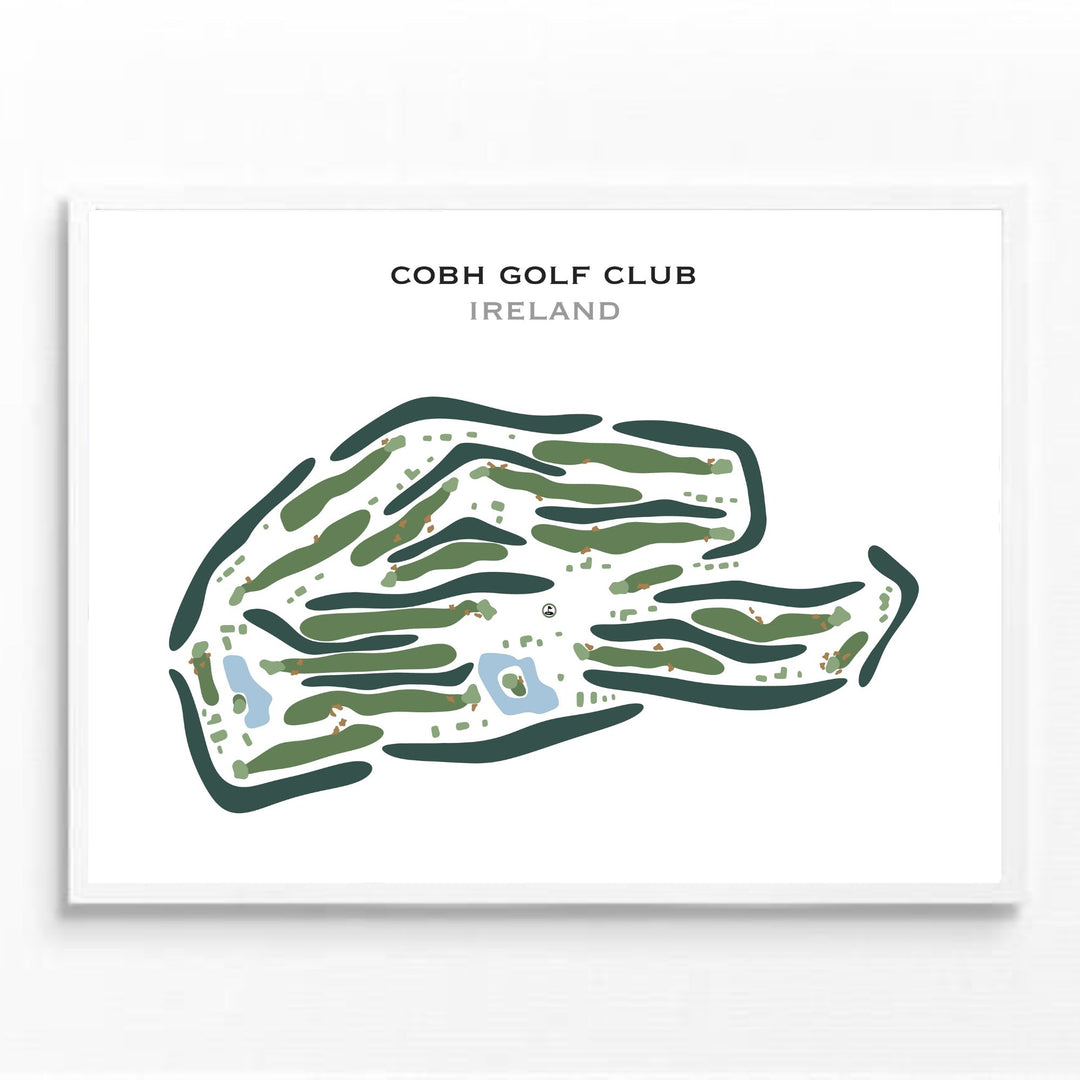 Cobh Golf Club, Ireland - Printed Golf Course
