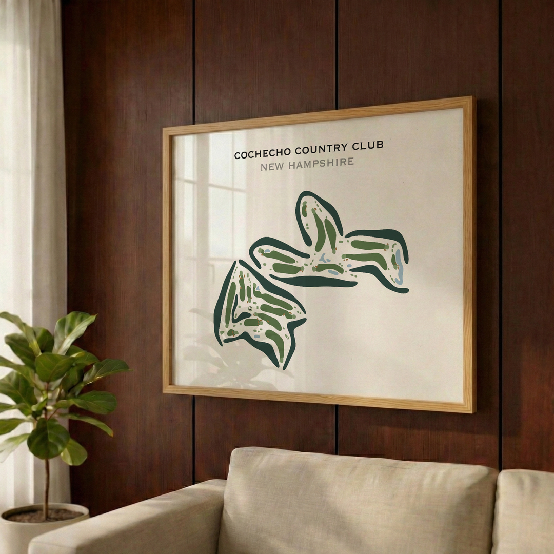 Cochecho Country Club, New Hampshire - Printed Golf Courses