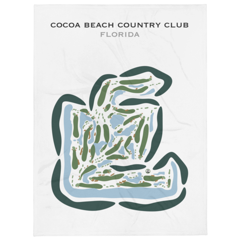Cocoa Beach Country Club, Florida - Printed Golf Courses