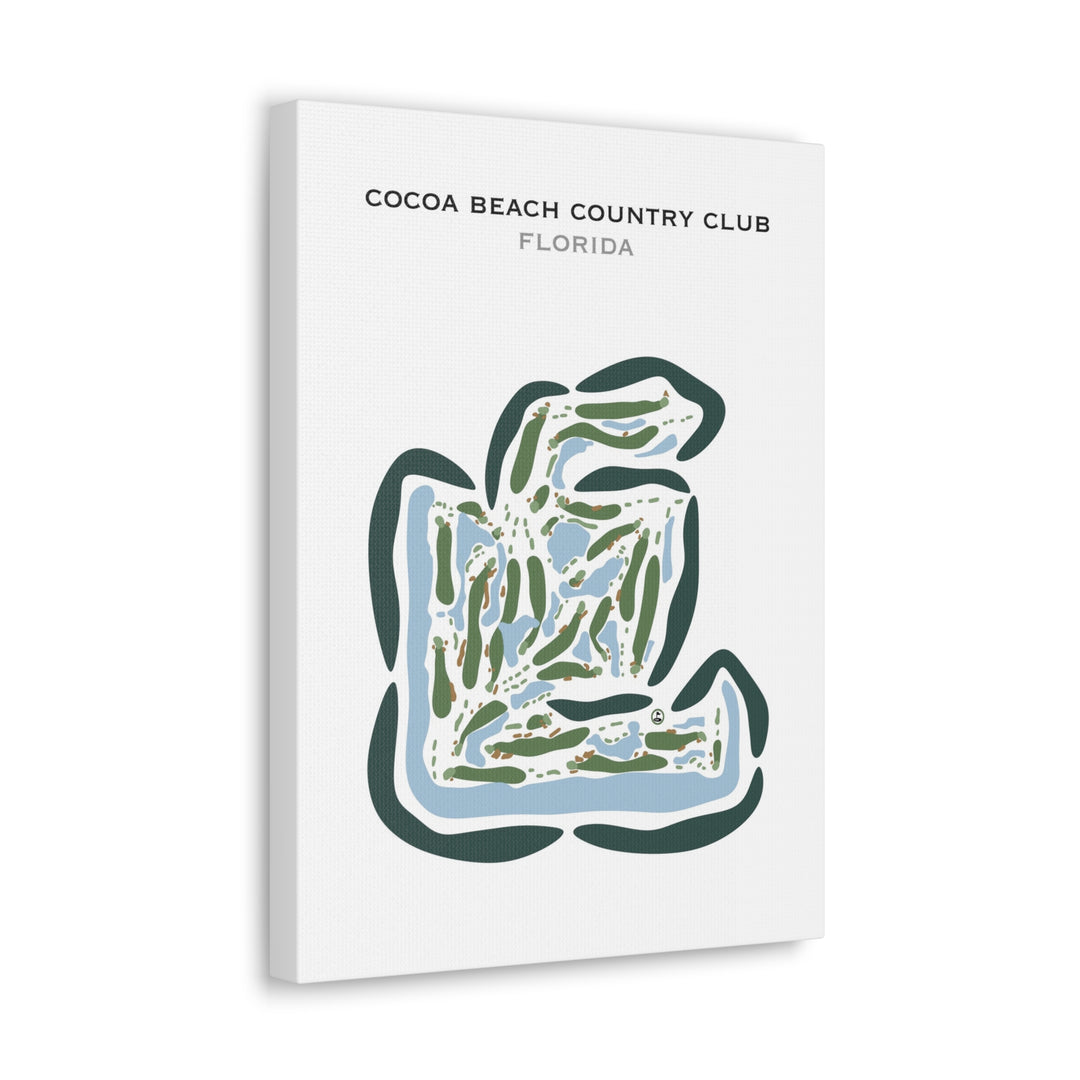 Cocoa Beach Country Club, Florida - Printed Golf Courses