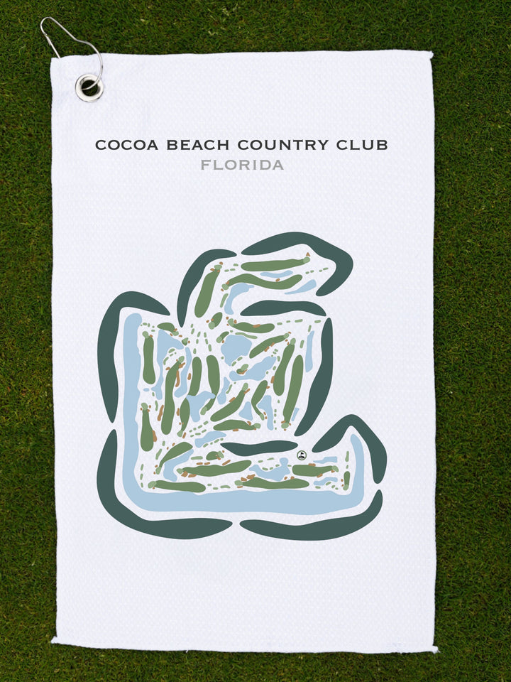 Cocoa Beach Country Club, Florida - Printed Golf Courses