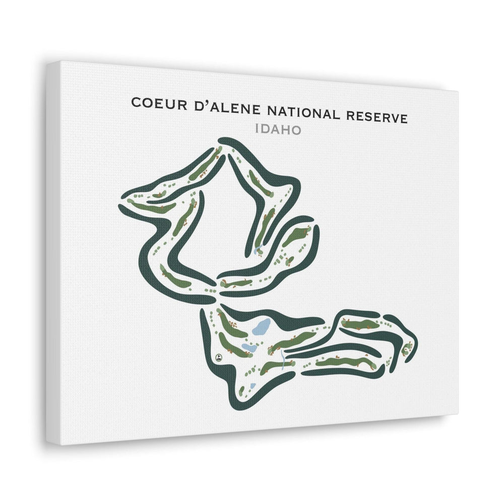 Coeur d'Alene National Reserve, Idaho - Printed Golf Courses - Golf Course Prints