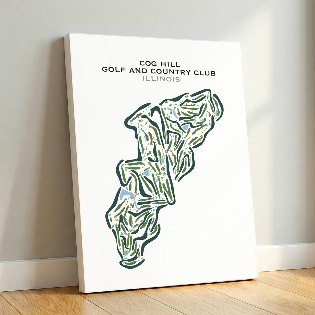 Cog Hill Golf and Country Club, Illinois - Printed Golf Courses