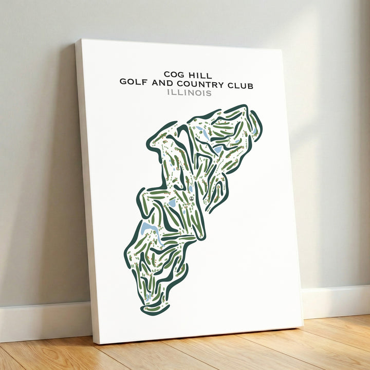 Cog Hill Golf and Country Club, Illinois - Printed Golf Courses