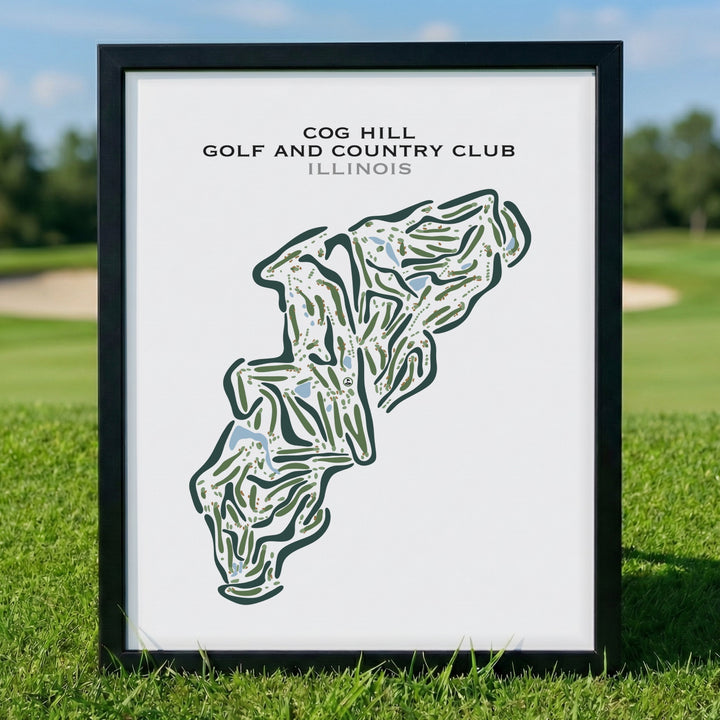Cog Hill Golf and Country Club, Illinois - Printed Golf Courses