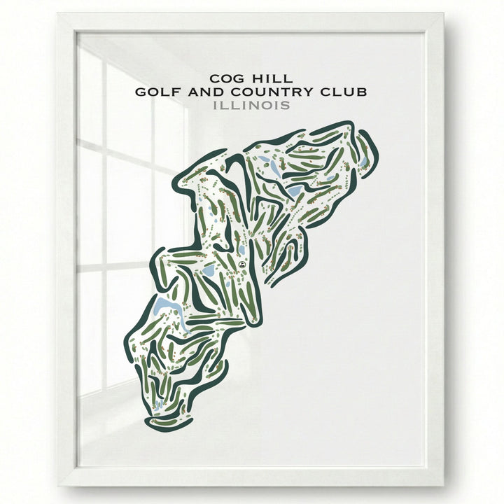 Cog Hill Golf and Country Club, Illinois - Printed Golf Courses