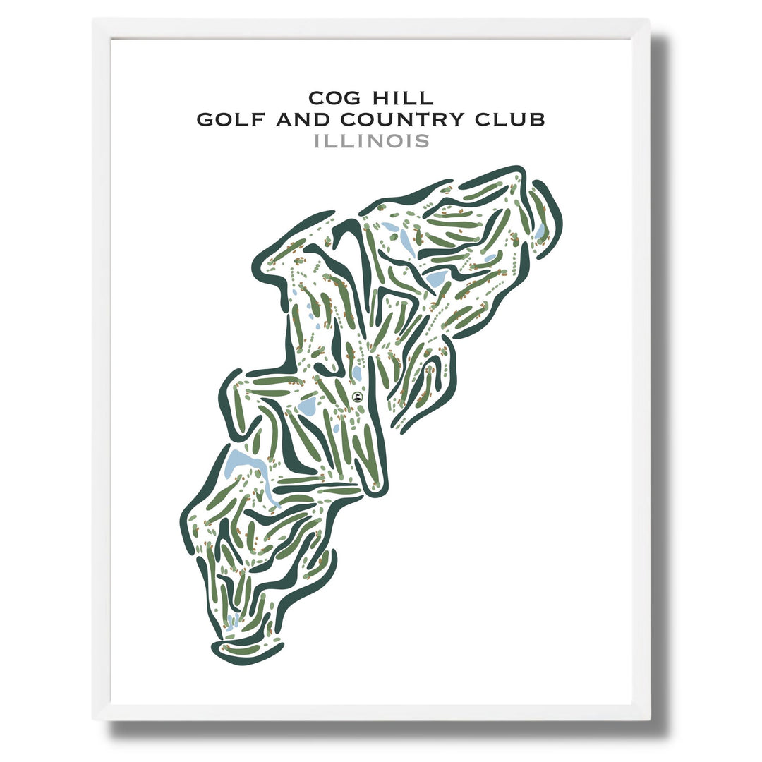 Cog Hill Golf and Country Club, Illinois - Printed Golf Courses