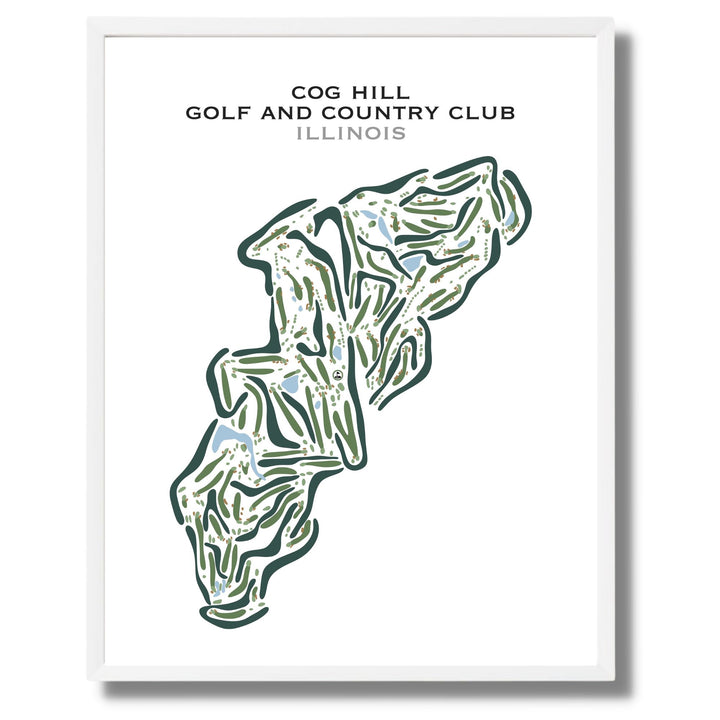 Cog Hill Golf and Country Club, Illinois - Printed Golf Courses