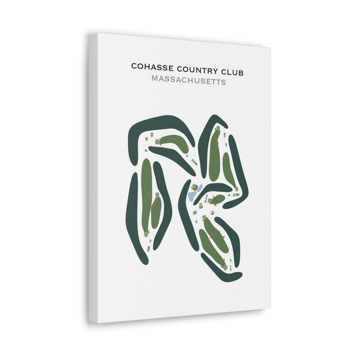 Cohasse Country Club, Massachusetts - Printed Golf Courses