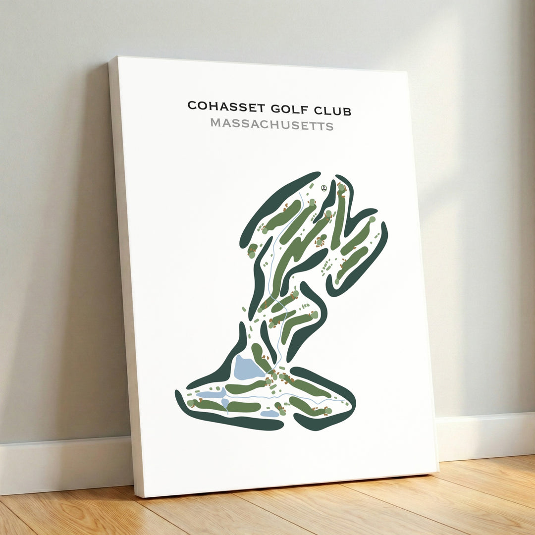 Cohasset Golf Club, Massachusetts - Printed Golf Course